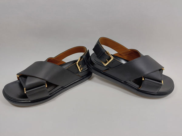 Fussbett style sandal in black