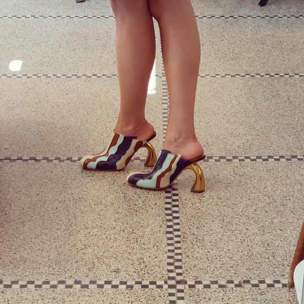 Multicoloured heels