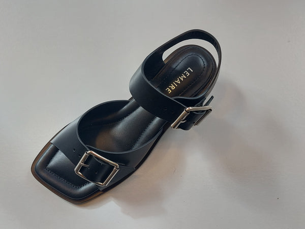 Sandal on low heel w two straps