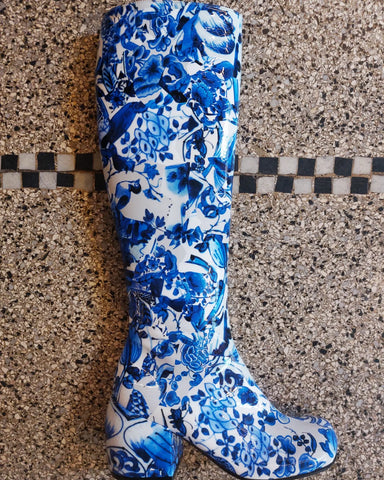 Delfts blauw boots