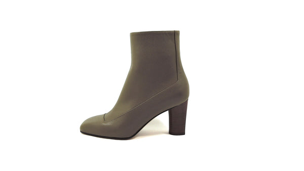 Ankle boots in moss green