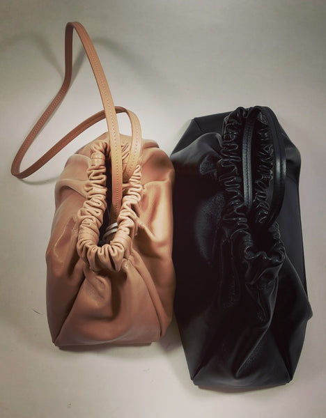 Clutch handbag in black